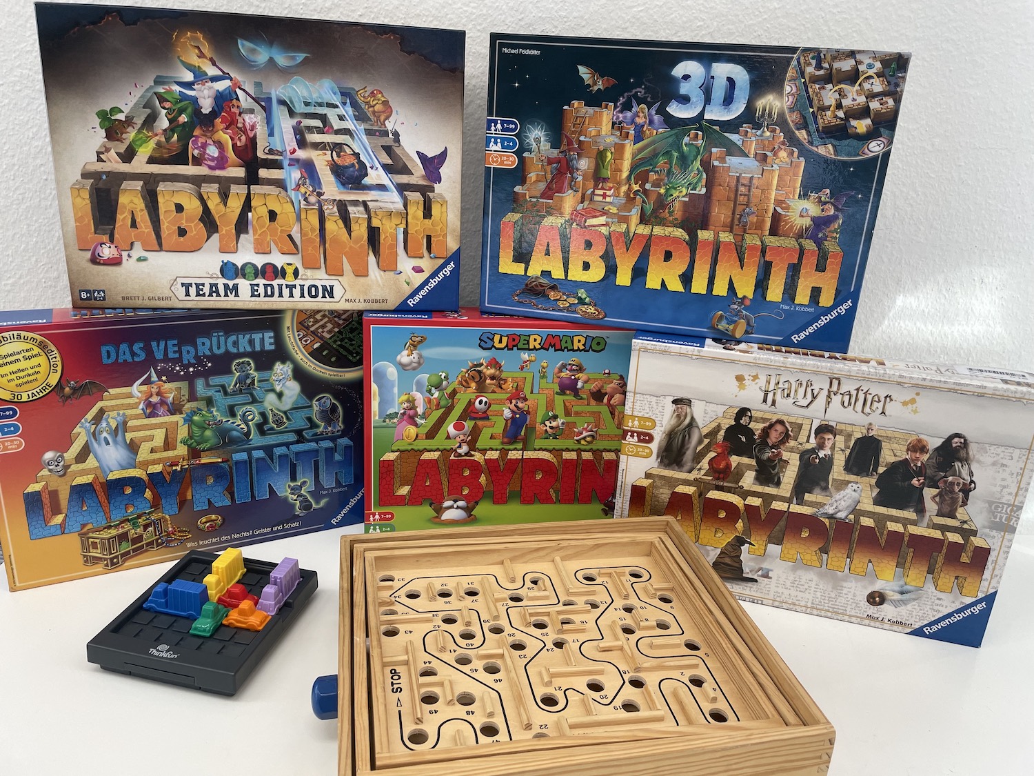 Die Ludothek hat viele Spiele zum Thema Labyrinth