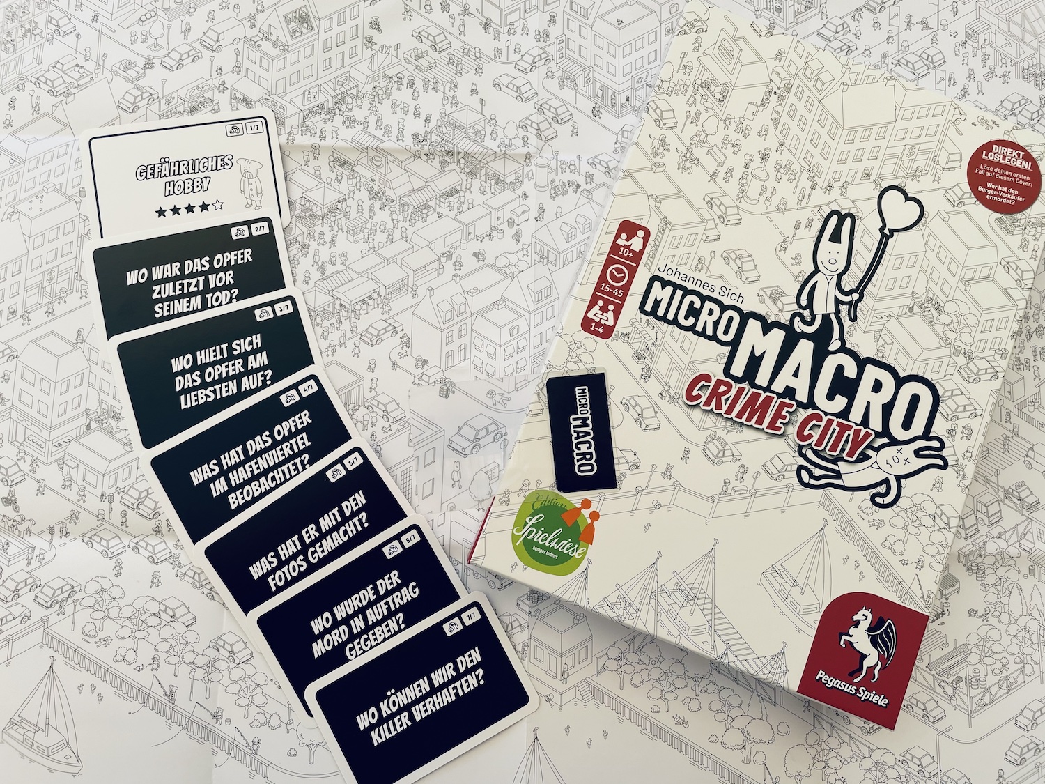 Nominiert zum Spiel des Jahres: MicroMacro Crime City