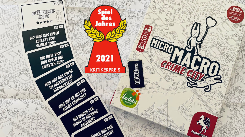 Spiel des Jahres MicroMacro Crime City